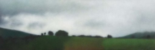 Mists from Palmer Hill, 12"X36", 2014.